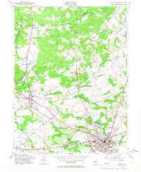 Download a high-resolution, GPS-compatible USGS topo map for Freehold, NJ (1967 edition)