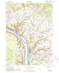 Download a high-resolution, GPS-compatible USGS topo map for Frenchtown, NJ (1981 edition)