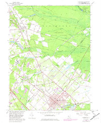 preview thumbnail of historical topo map of Hammonton, NJ in 1966