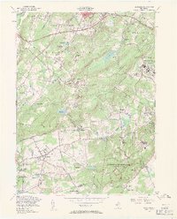 Download a high-resolution, GPS-compatible USGS topo map for Mendham, NJ (1961 edition)