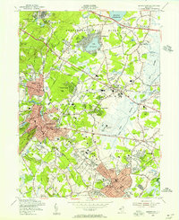 Download a high-resolution, GPS-compatible USGS topo map for Morristown, NJ (1955 edition)