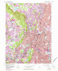 Download a high-resolution, GPS-compatible USGS topo map for Paterson, NJ (1982 edition)