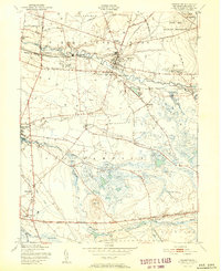 preview thumbnail of historical topo map of Burlington County, NJ in 1951