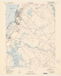 Download a high-resolution, GPS-compatible USGS topo map for Penns Grove, NJ (1951 edition)