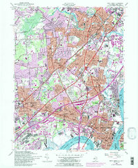 Download a high-resolution, GPS-compatible USGS topo map for Perth Amboy, NJ (1986 edition)