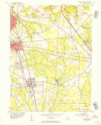Download a high-resolution, GPS-compatible USGS topo map for Pitman East, NJ (1954 edition)