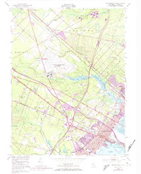 Download a high-resolution, GPS-compatible USGS topo map for Pleasantville, NJ (1974 edition)