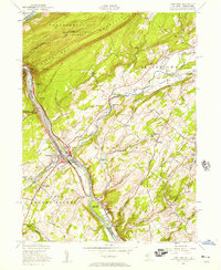 Download a high-resolution, GPS-compatible USGS topo map for Portland, NJ (1957 edition)