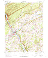 Download a high-resolution, GPS-compatible USGS topo map for Portland, NJ (1974 edition)