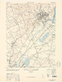 preview thumbnail of historical topo map of Princeton, NJ in 1946