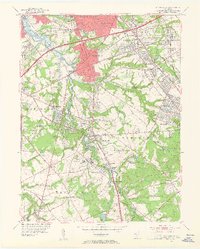 Download a high-resolution, GPS-compatible USGS topo map for Runnemede, NJ (1954 edition)