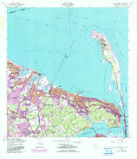 preview thumbnail of historical topo map of Monmouth County, NJ in 1954