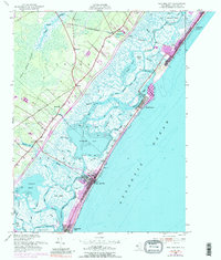 Download a high-resolution, GPS-compatible USGS topo map for Sea Isle City, NJ (1989 edition)