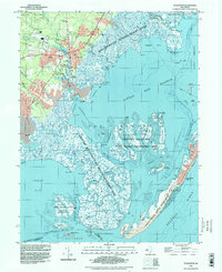 Download a high-resolution, GPS-compatible USGS topo map for Tuckerton, NJ (1998 edition)
