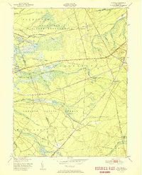Download a high-resolution, GPS-compatible USGS topo map for Whiting, NJ (1951 edition)