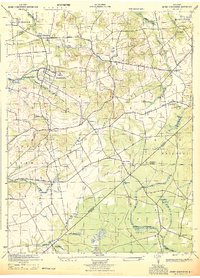 preview thumbnail of historical topo map of Monmouth County, NJ in 1944