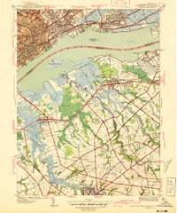 Download a high-resolution, GPS-compatible USGS topo map for Bridgeport, NJ (1940 edition)