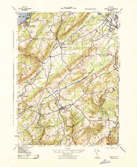 preview thumbnail of historical topo map of Morris County, NJ in 1943