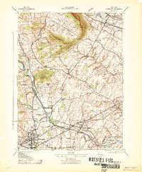 Download a high-resolution, GPS-compatible USGS topo map for Flemington, NJ (1943 edition)