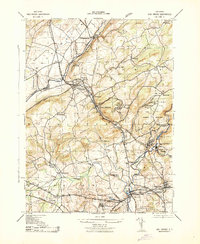 preview thumbnail of historical topo map of High Bridge, NJ in 1943
