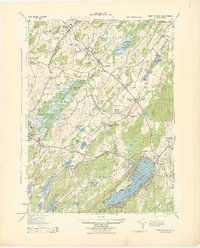 preview thumbnail of historical topo map of Sussex County, NJ in 1943