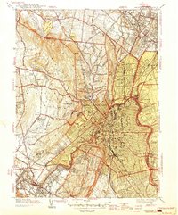Download a high-resolution, GPS-compatible USGS topo map for Paterson, NJ (1944 edition)