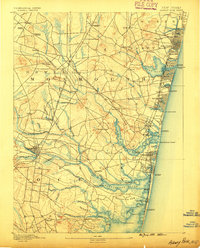 1888 Map of Asbury Park