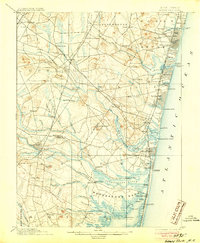 1901 Map of Asbury Park, 1905 Print