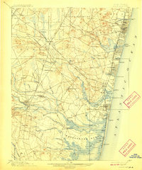1901 Map of Asbury Park, 1909 Print