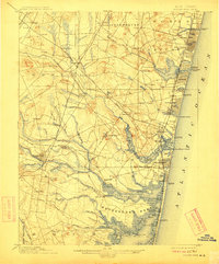 1901 Map of Asbury Park, 1912 Print