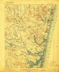 1901 Map of Asbury Park, 1919 Print