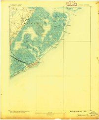 1887 Map of Atlantic City