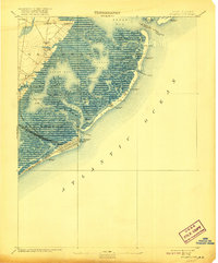1894 Map of Atlantic City, NJ, 1920 Print