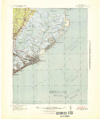 preview thumbnail of historical topo map of Atlantic City, NJ in 1941