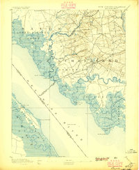 1894 Map of Bay Side, 1896 Print