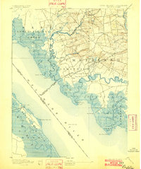1894 Map of Bay Side, 1902 Print