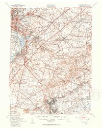 Download a high-resolution, GPS-compatible USGS topo map for Bordentown, NJ (1954 edition)