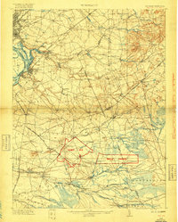 1918 Map of Camp Dix