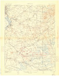 1918 Map of Camp Dix