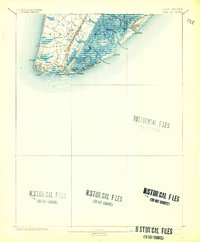 1893 Map of Cape May, 1904 Print