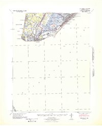 1940 Map of Cape May, 1941 Print