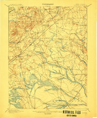 1900 Map of Cassville, 1912 Print