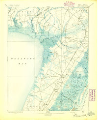 1894 Map of Dennisville