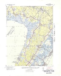 1941 Map of Dennisville
