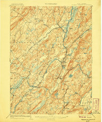 1903 Map of Franklin Furnace, 1907 Print