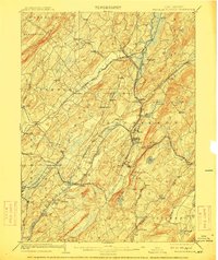 1903 Map of Franklin Furnace, 1911 Print