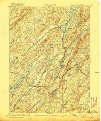 1903 Map of Franklin Furnace, 1920 Print