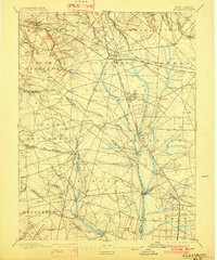 1898 Map of Glassboro, NJ, 1902 Print