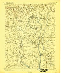 1898 Map of Glassboro, NJ, 1916 Print