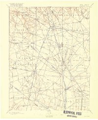 preview thumbnail of historical topo map of Glassboro, NJ in 1898